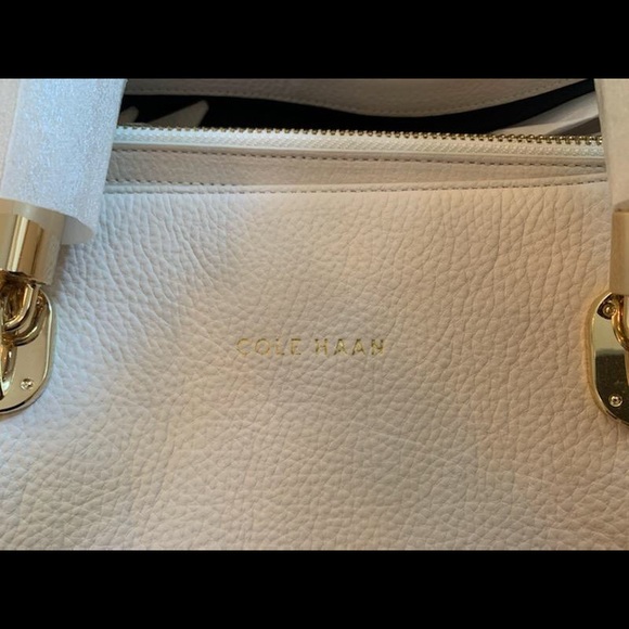 Cole Haan Benson Large Leather Tote (COLOR: IVORY) - Picture 5 of 11